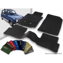 Tapis Auto Avant Et Arrière Sur-mesure Renault 4L (1961-1992) Velours Bordé