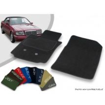 Tapis Auto Avant Sur-mesure Mercedes Classe E - A124 Cabriolet Velours Bordé