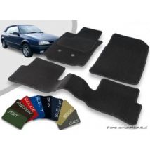 Tapis Auto Avant Et Arrière Sur-mesure Renault 19 Cabriolet Velours Bordé
