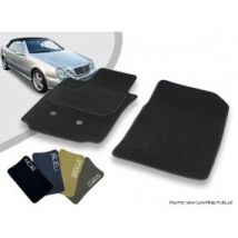 Tapis Auto Avant Sur-mesure Mercedes CLK 208 Cabriolet Moquette Aiguilletée Surjetée