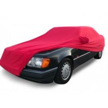 Bâche Protection Intérieure Sur-mesure Mercedes Classe E A124, C124 En Jersey Coverlux - Rouge