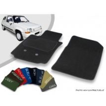 Tapis Auto Avant Sur-mesure Renault Super 5 Belle Ile Velours Bordé