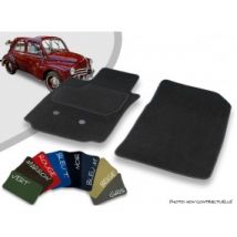 Tapis Auto Avant Sur-mesure Renault 4CV Velours Bordé
