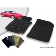 Alfombrillas Delanteras De Coche Ferrari 348 Spider Hechas A Medida, Alfombra Perforada Con Aguja Overlock