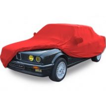 Bâche Protection Intérieure Sur-mesure BMW E30 Baur En Jersey Coverlux - Rouge