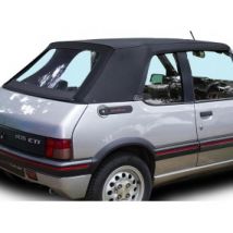 Capota macia Peugeot 205 descapotável em vinil preto