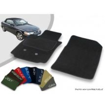 Tapis Auto Avant Sur-mesure Saab 9-3 YS3D Cabriolet 1998/03 Velours Bordé