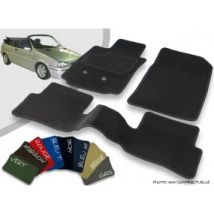 Tapis Auto Avant Et Arrière Sur-mesure Rover 114 Cabriolet Velours Bordé