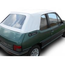 Capote Peugeot 205 Cabriolet Roland Garros Blanche Sous-face Noire
