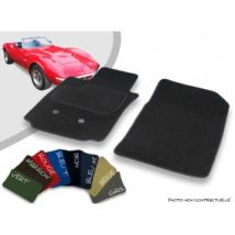 Tapis Auto Avant Sur-mesure Corvette C3 Sting Ray Velours Bordé