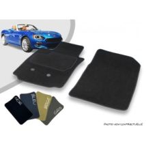 Tapis Auto Avant Sur-mesure Fiat 124 Spider Moquette Aiguilletée Surjetée