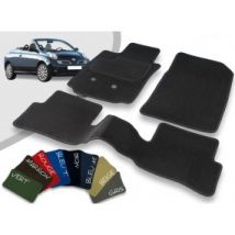 Tapis Auto Avant Et Arrière Sur-mesure Nissan Micra Cabriolet Velours Bordé
