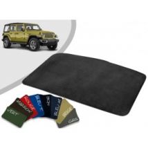 Tapis Coffre Sur-mesure Jeep Wrangler JL 4 Portes Velours Bordé