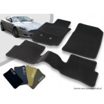 Tapetes de carro personalizados dianteiros e traseiros Aston Martin DB9 cupê overlocked tapete perfurador de agulha