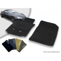 Alfombrillas Delanteras De Coche Personalizadas Aston Martin V8 Vantage Alfombra Perforada Con Aguja Overlock