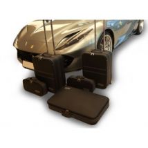 Bagagerie Sur-mesure Ferrari 812 - Ensemble De 5 Valises Pour Coffre Avant En Cuir Complet