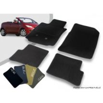 Tapis Auto Avant Et Arrière Sur-mesure Mitsubishi Colt Cabriolet Moquette Aiguilletée Surjetée