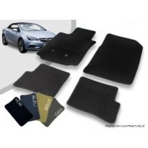Tapis Auto Avant Et Arrière Sur-mesure Opel Cascada Cabriolet Moquette Aiguilletée Surjetée