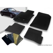 Tapis Auto Avant Et Arrière Sur-mesure Pour Porsche 997 (4 Roues Motrices)cariolet Moquette Aiguilletée Surjetée