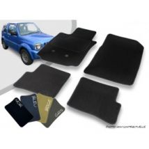 Tapis Auto Avant Et Arrière Sur-mesure Suzuki Jimny Serie 1 Cabriolet Moquette Aiguilletée Surjetée
