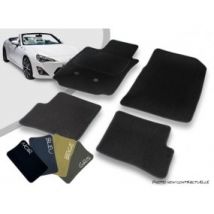 Tapis Auto Avant Et Arrière Sur-mesure Toyota GT86 Cabriolet Moquette Aiguilletée Surjetée