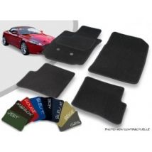 Tapis Auto Avant Et Arrière Sur-mesure Aston Martin DB9 Volante Velours Bordé