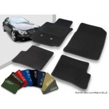 Tapis Auto Avant Et Arrière Sur-mesure Mercedes CLK C209 Coupé Velours Bordé