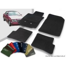 Tapis Auto Avant Et Arrière Sur-mesure Mercedes Classe E - A124 Cabriolet Velours Bordé