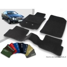 Tapis Auto Avant Et Arrière Sur-mesure Mercedes CLK C208 Coupé Velours Bordé