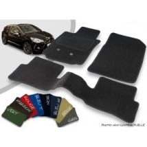 Tapis Auto Avant Et Arrière Sur-mesure Citroen DS3 Cabriolet Velours Bordé