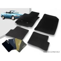Tapis Auto Avant Et Arrière Sur-mesure Saab 900 SE CTS Cabriolet Moquette Aiguilletée Surjetée