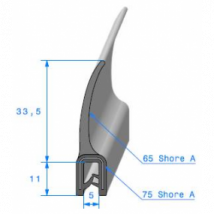 Joint Coffre Sur Armature Métallique - 9 X 44,5 Mm