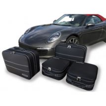 Maßgeschneiderte Kofferset (Gepäck)set Mit 4 Porsche 991 Maßgeschneiderte Kofferset (Gepäck)n - Vollleder