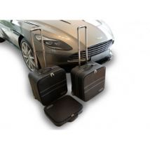 Bagagerie Pour Aston Martin DB11 Coupé - Ensemble De 3 Valises Pour Coffre En Cuir Partiel