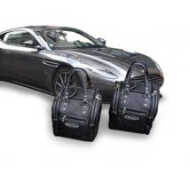 Maßgeschneiderte Kofferset (Gepäck) Aston Martin DB11 Coupe - - Set Mit 2 Teilleder-Rücksitztaschen