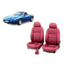 Garnitures De Sièges Pour Fiat Barchetta Cuir Bordeaux
