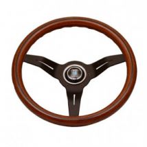 Volant En Bois Acajou DEEP CORN (Nardi) Pour Mercedes Classe E - A124
