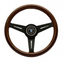 Volant Bois D'acajou Classic Line Années 70 (Nardi) Noir Mat Pour Toyota MR2 Cabriolet