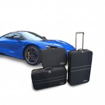 Bagagerie Sur-mesure Mclaren 700 S Spider - Ensemble De 3 Valises Pour Coffre En Simili Cuir