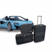 Bagagerie Sur-mesure Mclaren Spider 570 - Ensemble De 3 Valises Pour Coffre En Simili Cuir