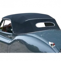 Capote Jaguar XK 120 D.H.C Cabriolet En Vinyle Avec Lunette Avec Zip