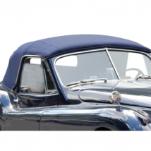 Capote Jaguar XK 140 D.H.C Cabriolet En Alpaga Stayfast Pour Lunette Origine