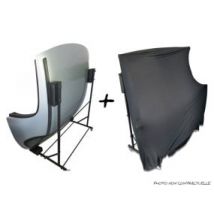 Kit Housse De Hard Top + Chariot De Rangement - Coloris Noir