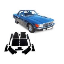 Tappeti (moquette) In Velluto Su Misura Mercedes SL R107 Cabrio 1971/1979