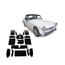 Moquette Sur-mesure Velours MG Midget MK2 Cabriolet 1964-1966