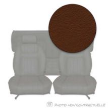 Peugeot 504 Ti Limousine Vorder- Und Rücksitzverkleidung Aus Braunem Kunstleder