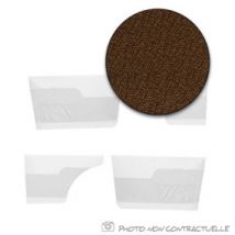 Ensemble De 4 Panneaux De Portes Avant Et Arrière Peugeot 203 Berline En Tissu Écorce Marron