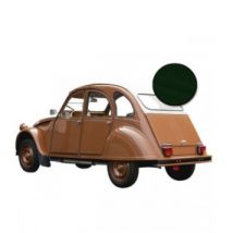 Capota macia Citroën 2CV com fecho exterior em vinil preto de qualidade original (Grande grão)