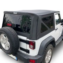 Capote Sans Portes, Avec Arceau Origine 4x4 Jeep Wrangler JK (2 Portes) En Vinyle