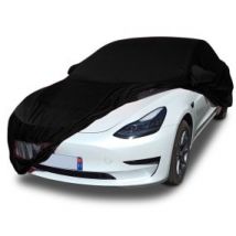 Bâche Protection Intérieure Sur-mesure Tesla Model 3 En Jersey Coverlux - Noir